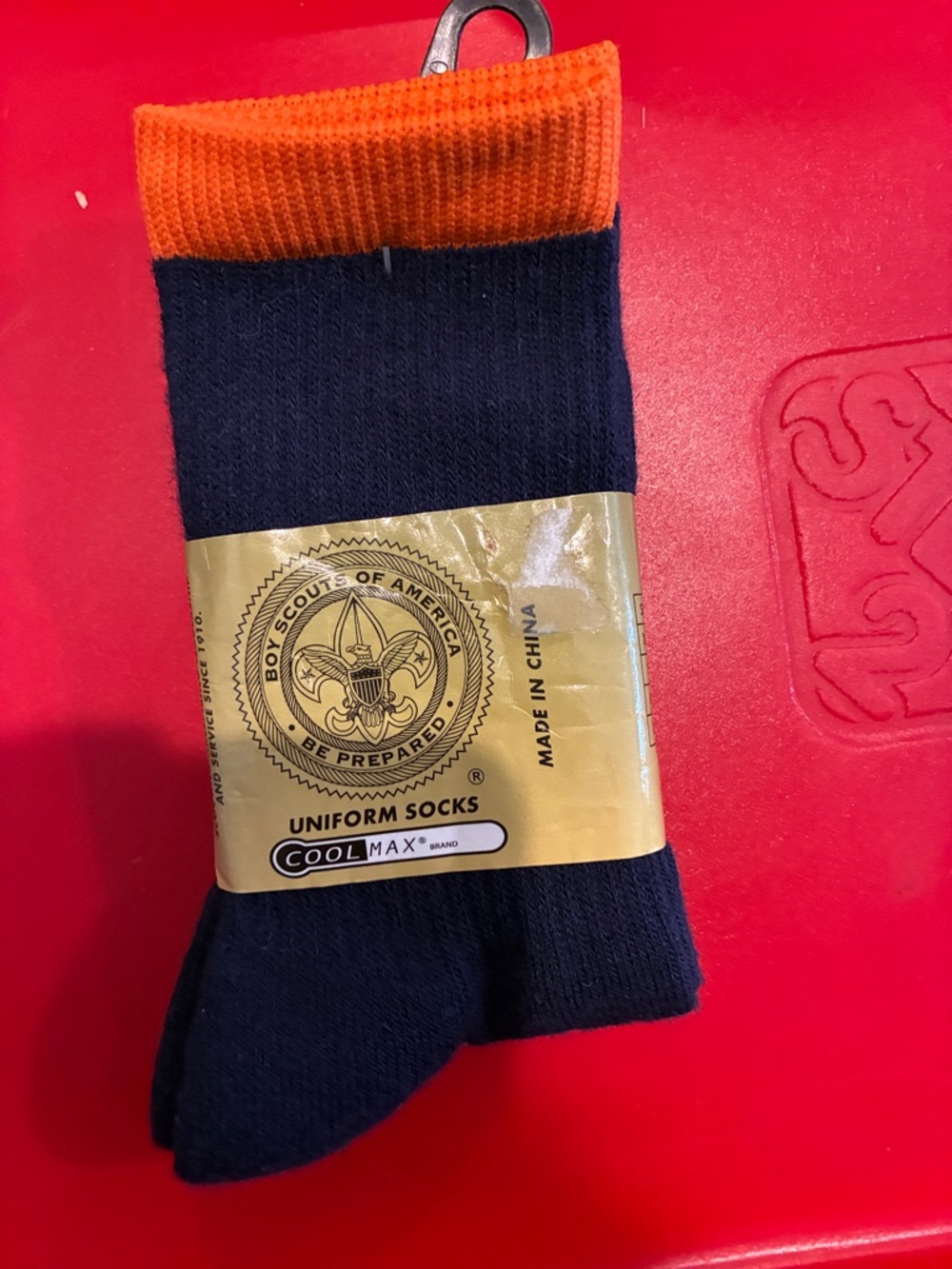 Cool Max Brand Boy Scouts of America Uniform Crew Socks